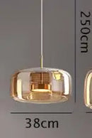 GobekUsa Glass Pendant Lights for Bedroom Dinning Living Room Lighting Fixtures