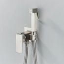 GobekUsa Brass Bidet Faucet Mixer with Square Shower Spray