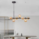 GobekUsa Gold Glass Ball LED Pendant Light, 11 Heads, Nordic Modern Design