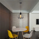 GobekUsa Industrial Metal Cage Pendant Lamp for Home Lighting