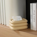 GobekUsa Geometric Fringe Ceramic Tissue Box Rectangle Desktop Holder Home Decor Storage