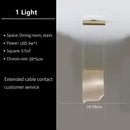 GobekUsa LED Light Guide Ceiling Chandelier modern Novelty for Home Decor Lighting