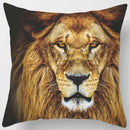 GobekUsa Animals World Tiger Lion Pillow Case for Cute Home Decor in Sofa Living Room