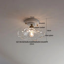 GobekUsa Ceramic LED Ceiling Light Creamy White Nordic Indoor Lighting Fixture