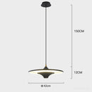 GobekUsa LED Flying Saucer Pendant Lights for Living Room Dining Bedroom Indoor Lighting