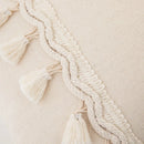 GobekUsa Boho Macrame Woven Cushion Cover for Home Decor, Comfy Farmhouse Pillow Case