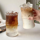 GobekUsa Glass Bamboo Knot Mug - Cute Clear Glass Coffee Cup for Hot or Cold Drinks