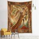 GobekUsa Flying Bird Tree of Life Tapestry Wall Hanging: Bohemian Abstract Hippie Decor