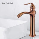 GobekUsa Gold Basin Faucet Modern Bathroom Sink Mixer Tap Single Handle Kitchen Accessories