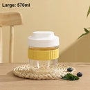 GobekUsa Breakfast Cup with Spoon: Portable Food Storage Container for Students and Picnics