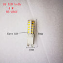 GobekUsa LED G4 G9 E14 85-265V Bulbs for Crystal Chandeliers Dining Room Floor Light