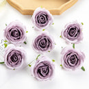 GobekUsa 10Pcs Silk Blue Rose Wedding Party Decoration DIY Bridal Accessories Artificial Flowers
