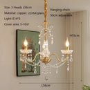 GobekUsa Crystal Chandeliers Light for Living Room and Dining Room