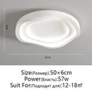 GobekUsa LED Round Ceiling Lamp with Remote Control Dimming for Modern Indoor Lighting
