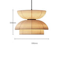 GobekUsa Japanese Wabi Sabi Fabric Pendant Light: Traditional and Creative Lighting for Dining Room