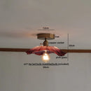 GobekUsa Green Glass LED Ceiling Lamp for Home Living Room and Hallway Lighting