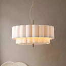 Wabi-Sabi White Fabric Pendant Light by DecorClear.com
