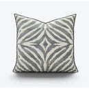 GobekUsa Gold Zebra Pattern Jacquard Pillow Cover - Modern Luxury Decor
