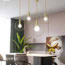 GobekUsa Ins Wind Single Head Pendant Light - Bedroom Dinning Bar Porch Hanging Lamp
