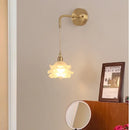 GobekUsa LED Glass Wall Lamp Modern Bedroom Coffee Vanity Light Fixtures