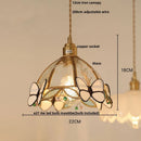 GobekUsa Butterfly Pink LED Pendant Lamp Walnut Wood Glass Nordic Modern Home Decor