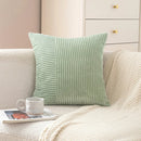 GobekUsa Corduroy Striped Body Pillow: Soft Lumbar Support & Cozy Home Decor