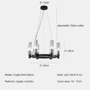 GobekUsa Crystal Chandelier Pendant Lights - Luxury LED Lighting for Living Room