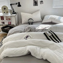 GobekUsa Bubble Cotton Quilt Sets | Ultra Soft Fitted Sheet Set | King Queen Bed Set