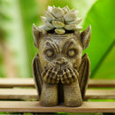 GobekUsa Gargoyle Resin Vase Sculpture: Unique Home & Garden Decor Accessory