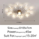 GobekUsa LED Chandelier for Modern Living Kids Room Bedroom Hall Lighting Decor