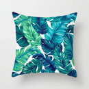 GobekUsa Leaf Feather Cushion Covers Geometric Heart Print Pillowcase Home Decor