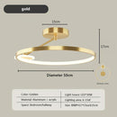 GobekUsa Circular LED Ceiling Lamp with Remote Control for Bedroom & Aisle Lighting