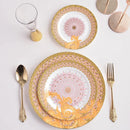 GobekUsa Golden Flower Bone China Tableware Set