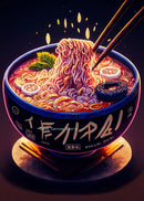 GobekUsa Japanese Food Neon Posters Canvas Painting for Home Kitchen Decor