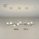 GobekUsa Designer Molecule Chandelier: LED Dimmable Chrome Gold Lighting 2025 Trend