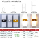 GobekUsa LED Motion Sensor Wall Light for Hallway Stairway Bedroom - Smart Sensing AC85-265V