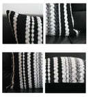 GobekUsa Light Luxury Plush Pillow Cover Soft Modern Comfortable Home Decor Case