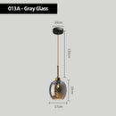 GobekUsa Glass Chandelier Pendant Lights for Bedside, Kitchen, Restaurant, Bar, Home Lighting