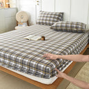 GobekUsa Coarse Cotton Queen Fitted Sheet: Comfortable, Durable Maternal Child Bedding
