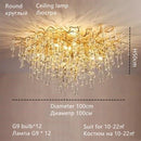 GobekUsa Crystal Water Drop Chandelier – Luxury Ceiling Light for Hotels, Restaurants, Villas