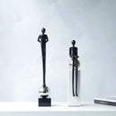 GobekUsa Abstract Thinker Metal Figurine Portrait Sculpture Home Decoration