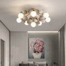 GobekUsa Frost Glass Ceiling Chandelier for Home Indoor Lighting
