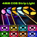 GobekUsa 4mm COB LED Strip Lights - Ultra Slim & Colorful - 480Led/M Linear Tape Lighting