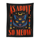 GobekUsa Cat Tarot Tapestry Wall Hanging Moon Star Room Decoration