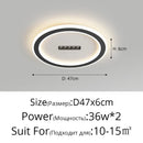 GobekUsa LED Chandelier Lights Indoor Lighting Room Decor White Black Lamps With Spotlight