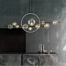 GobekUsa Bubble Glass Chandelier LED Dining Table Spherical Lighting