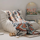 GobekUsa Boho Geometric Summer Blanket - Thin & Breathable Quilt for Children and Adults