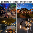 GobekUsa Dimmable LED Outdoor Globe String Lights for Patio Decor