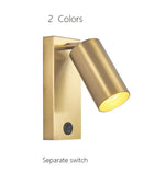 GobekUsa Black Brass LED Wall Sconce Lighting Fixture - Nordic Art Wall Lamp