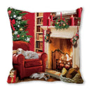 GobekUsa Christmas Short Plush Pillowcase 45x45cm Home Decor